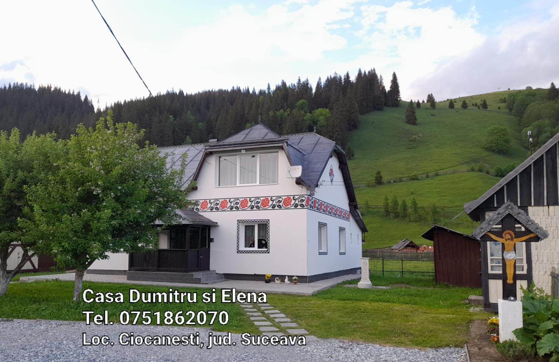 Casa Dumitru Si Elena Ciocanesti Bucovina Oda fotoğraf